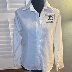 Classic White Logo Shirt